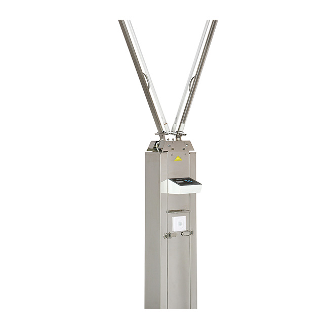 Carrello per lampada UV a quattro tubi in acciaio inossidabile AMFY09