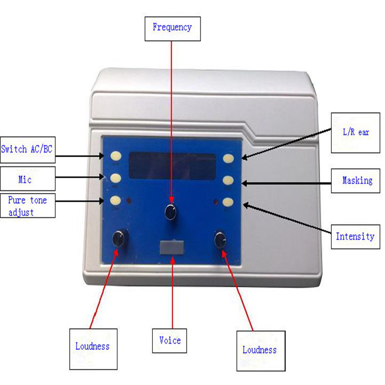 Audiometar impedancije ENT instrumenta AMYM16 za klinike i bolnice