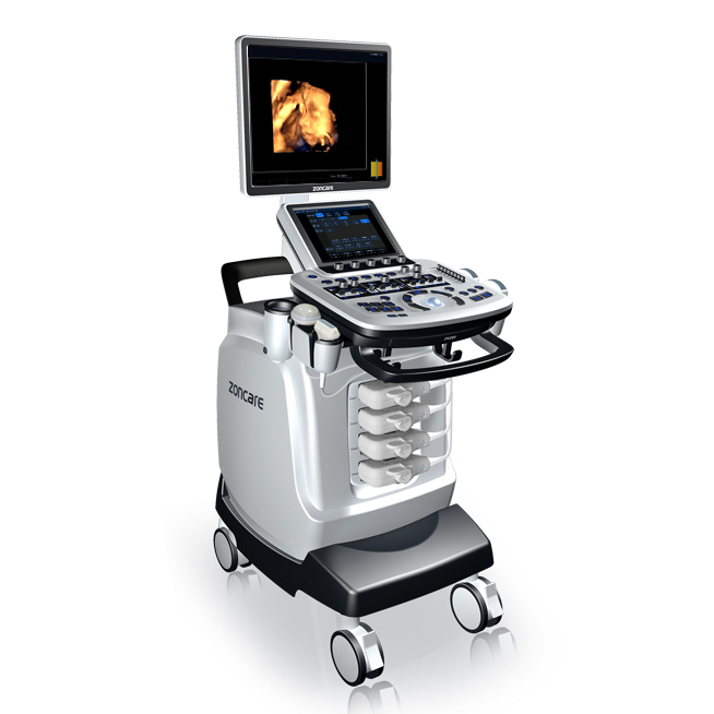 ZONCARE-N7 Siterite Trolley Ultrasound Machina Cum Excellent Ratio Imaging